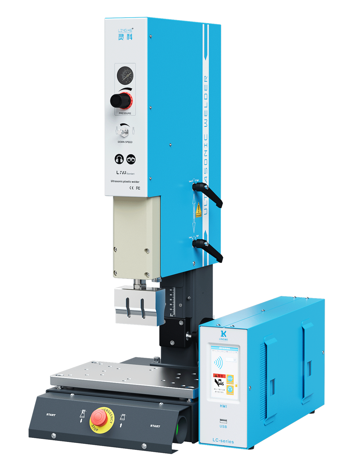 靈科超聲波塑料焊接機 40kHz-1200W L745 Standard 數(shù)字